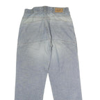 ALL DENIM Mens Regular Fit Light Blue Denim Jeans W30 L29 Classic Cotton Zip