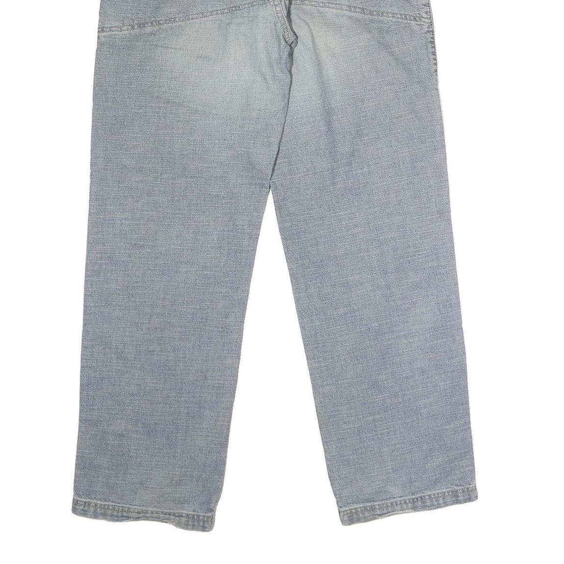 ALL DENIM Mens Regular Fit Light Blue Denim Jeans W30 L29 Classic Cotton Zip