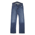 LEVI'S 514 Slim Mens Jeans Blue Slim Straight Denim Medium W30 L32 Classic Zip