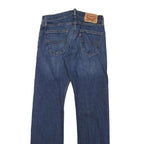 LEVI'S 514 Slim Mens Jeans Blue Slim Straight Denim Medium W30 L32 Classic Zip