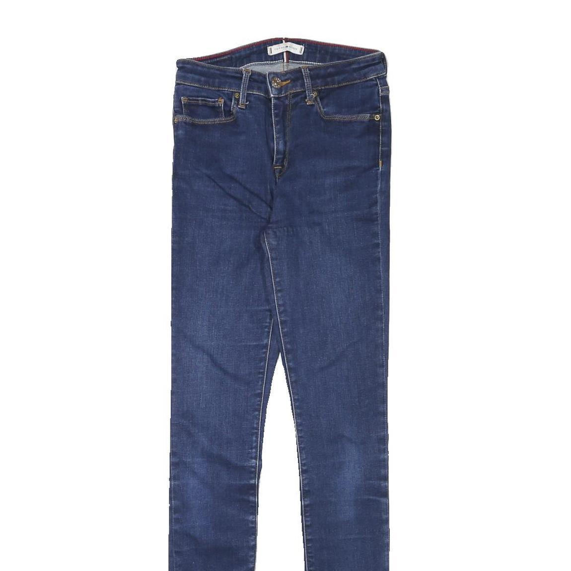 TOMMY HILFIGER Womens Jeans Blue Slim Skinny Denim Medium W22 L30 Stylish