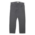 CALVIN KLEIN JEANS Mens Regular Fit Grey Cotton Blend Trousers W32 L27 Casual