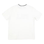 FILA Womens White Graphic T-Shirt S Short Sleeve Crew Neck Cotton Blend