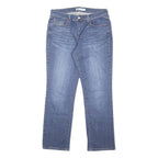 LEVI'S 505 Womens Jeans Blue Regular Straight Denim Medium W29 L30 Classic Fit