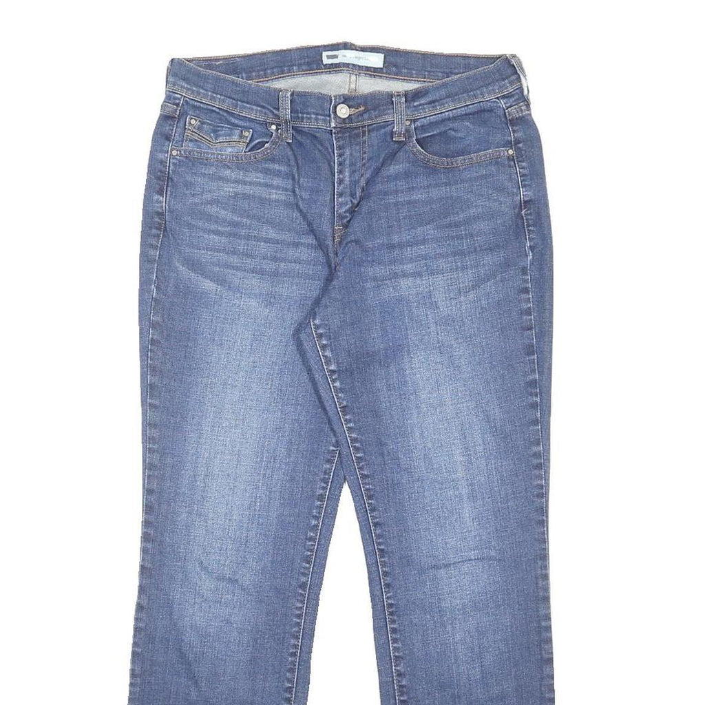 LEVI'S 505 Womens Jeans Blue Regular Straight Denim Medium W29 L30 Classic Fit