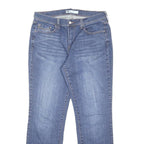 LEVI'S 505 Womens Jeans Blue Regular Straight Denim Medium W29 L30 Classic Fit