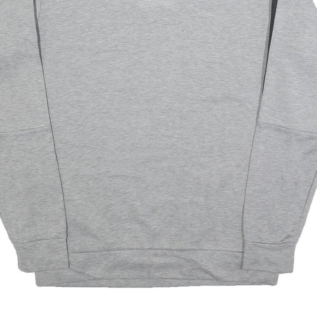 ADIDAS Mens Grey Sweatshirt M Crew Neck Cotton Blend Pullover Sports Casual