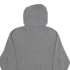 NIKE Mens Grey Hoodie M Cotton Blend Pullover Drawstring Hood Sweatshirt