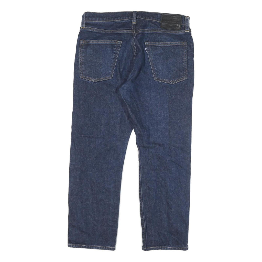 LEVI'S 502 Mens Jeans Blue Regular Straight Denim Raw W33 L25 Classic Zip Cotton
