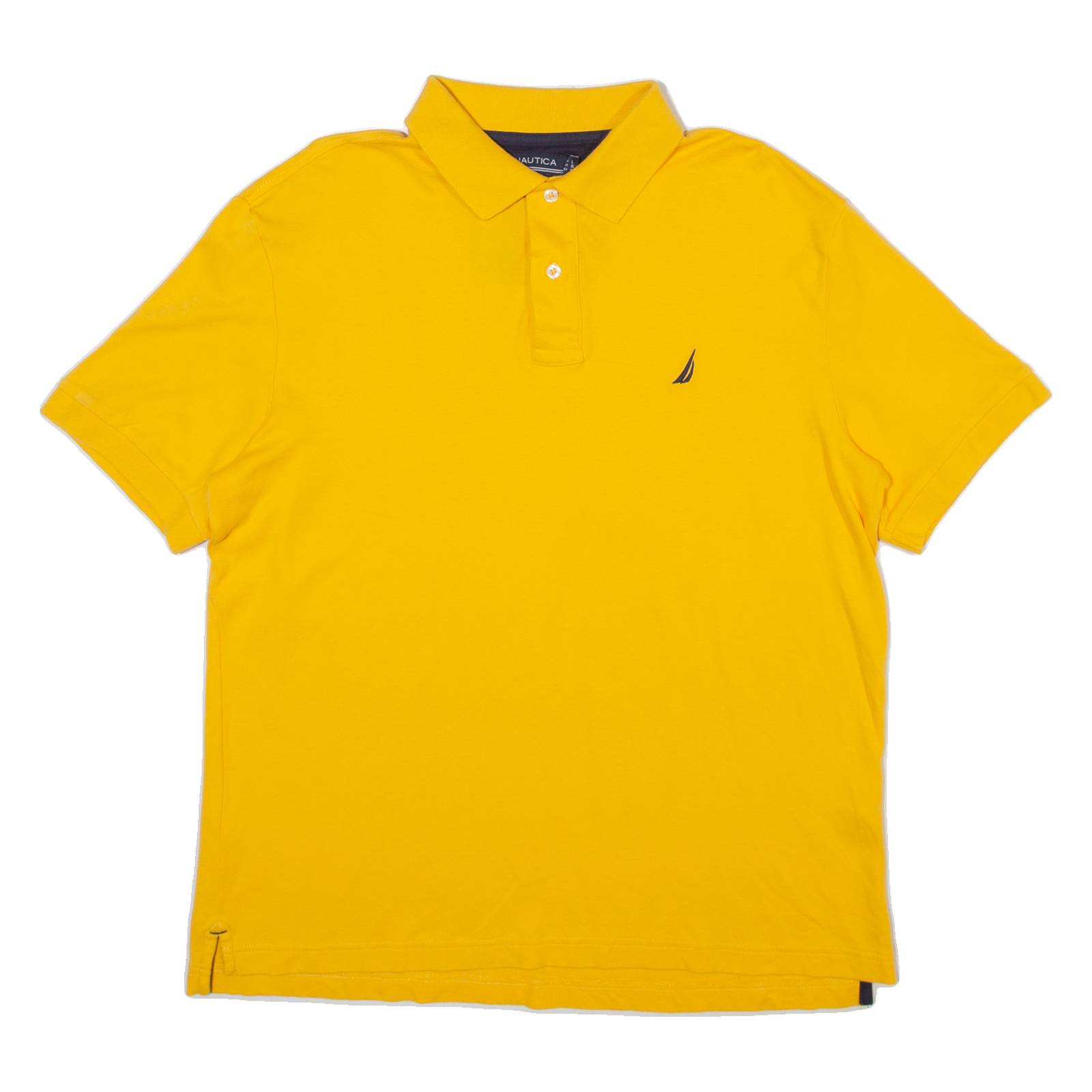 NAUTICA Mens Polo Shirt Yellow L