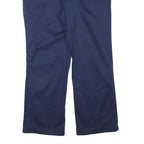 TOMMY HILFIGER Womens Cotton Blend Navy Blue Regular Straight Trousers W31 L25