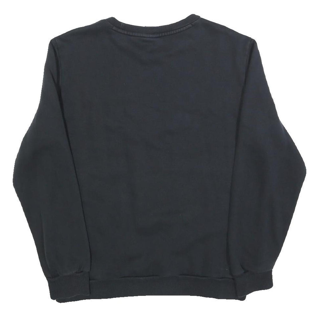 PUMA Mens Black Cotton Blend Crew Neck Sweatshirt M Sportswear Casual