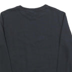 PUMA Mens Black Cotton Blend Crew Neck Sweatshirt M Sportswear Casual