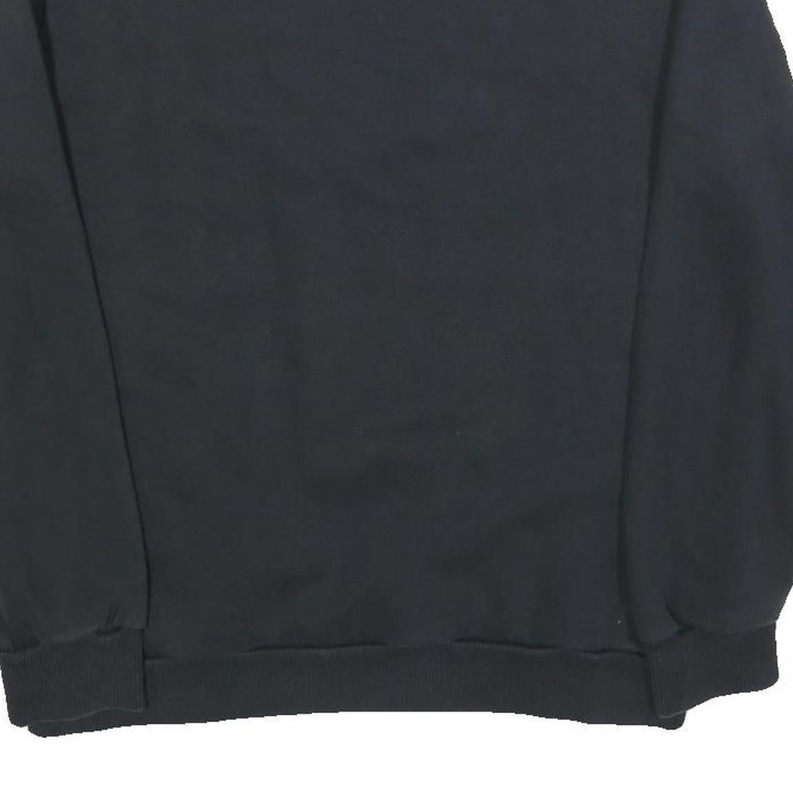 PUMA Mens Black Cotton Blend Crew Neck Sweatshirt M Sportswear Casual