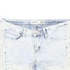 FB SISTER Womens Shorts Blue Casual Denim M W28 Lace Trim Summer Wear