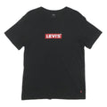 LEVI'S Mens Black Red Logo Modern T-Shirt M Short Sleeve Crew Neck Cotton
