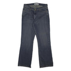 LEVI'S Womens Relaxed Straight Denim Dark Blue Cotton Blend W31 L32 Zip Jeans
