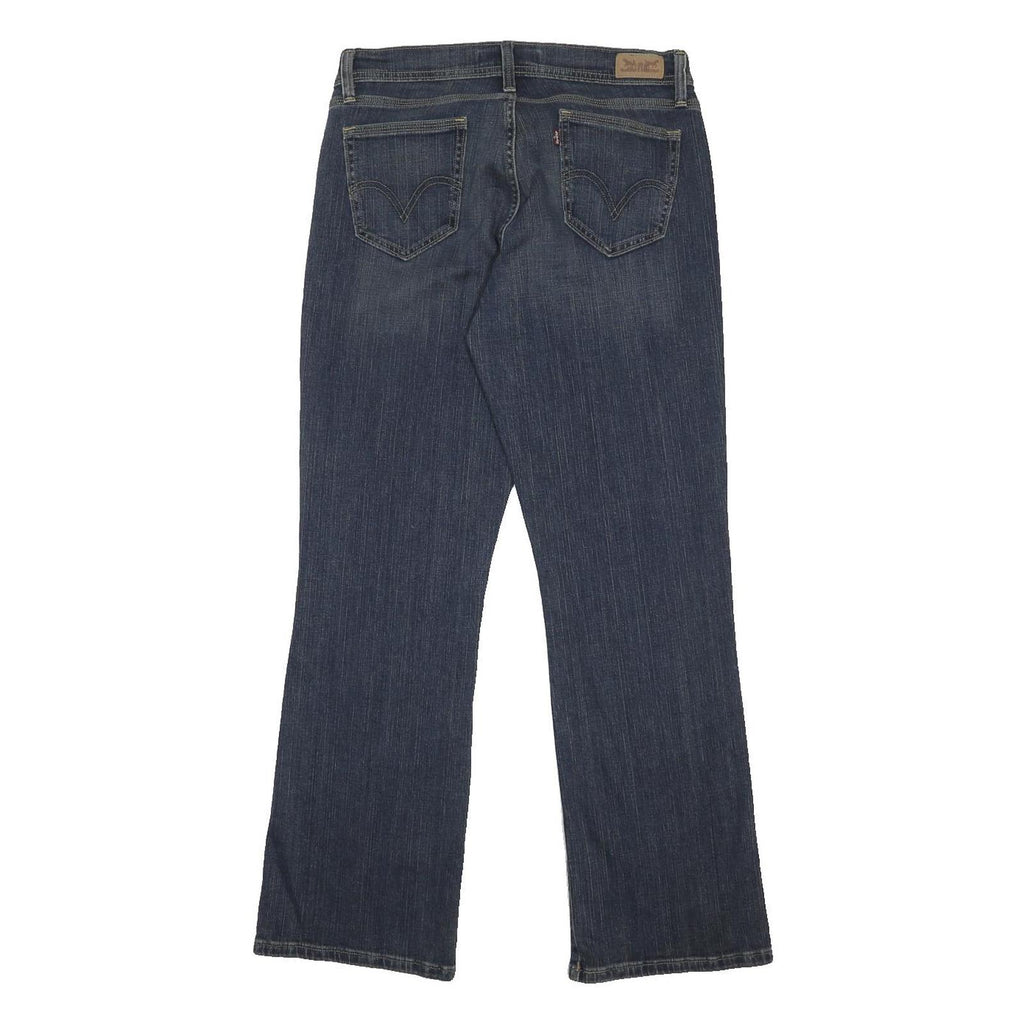 LEVI'S Womens Relaxed Straight Denim Dark Blue Cotton Blend W31 L32 Zip Jeans