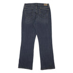 LEVI'S Womens Relaxed Straight Denim Dark Blue Cotton Blend W31 L32 Zip Jeans