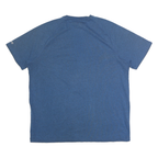 CARHARTT Mens Blue Relaxed Fit L Short Sleeve Crew Neck Logo T-Shirt