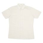 Mens Shirt Brown Striped M