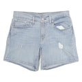 LEVI'S Mens Shorts Blue Denim M W32 Casual Classic Fit Distressed