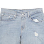 LEVI'S Mens Shorts Blue Denim M W32 Casual Classic Fit Distressed