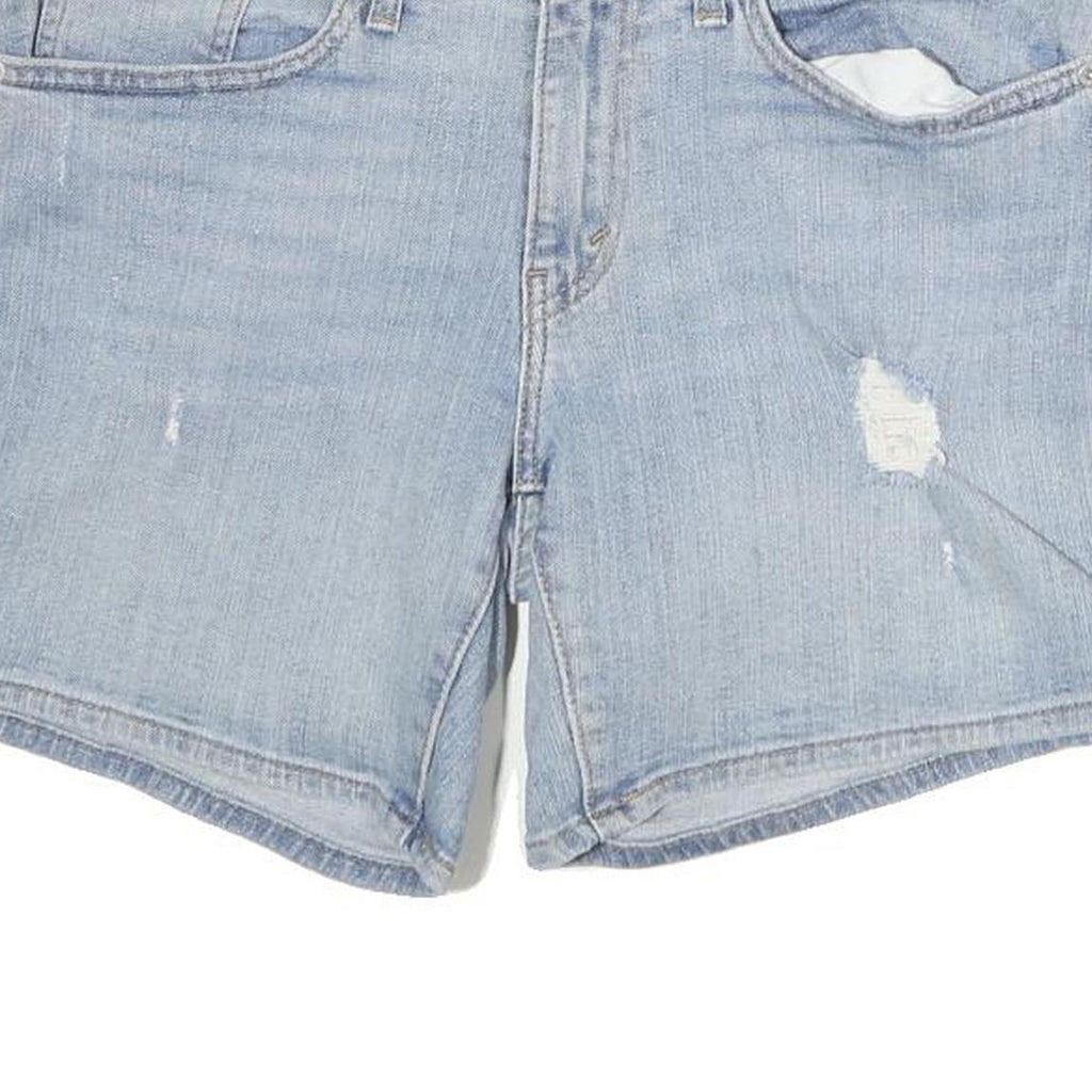 LEVI'S Mens Shorts Blue Denim M W32 Casual Classic Fit Distressed