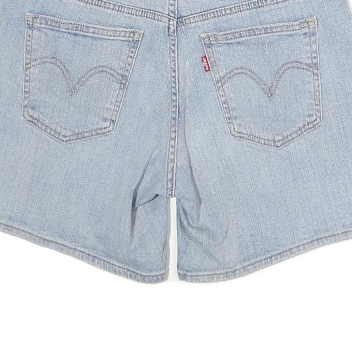 LEVI'S Mens Shorts Blue Denim M W32 Casual Classic Fit Distressed