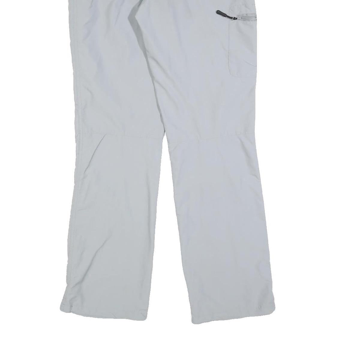 CRIVIT Womens Polyester Blend Light Grey Regular Fit Straight Leg Trousers W32