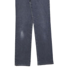 VERSACE Womens Regular Blue Denim Straight Leg Jeans W27 L30 Designer Cotton