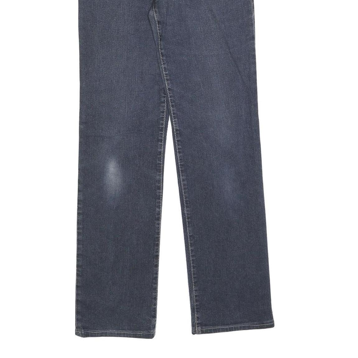 VERSACE Womens Regular Blue Denim Straight Leg Jeans W27 L30 Designer Cotton