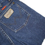 WRANGLER Womens Denim Blue Cut-Off Shorts XS W26 Frayed Hem Casual