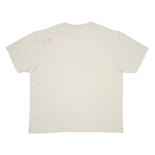 CARHARTT Mens Cream Pocket T-Shirt XL Short Sleeve Crew Neck Workwear
