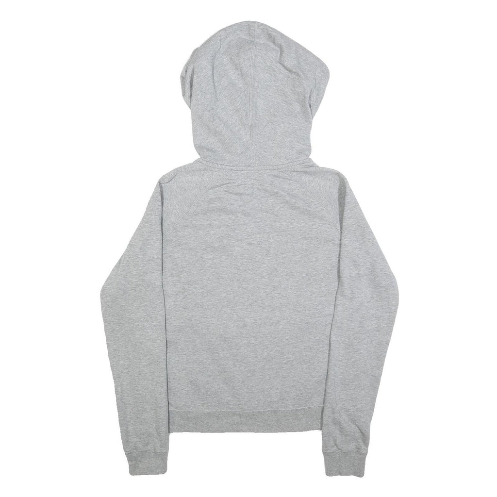 NIKE Mens Grey Hoodie Pullover M Cotton Drawstring Hood Casual Sweatshirt