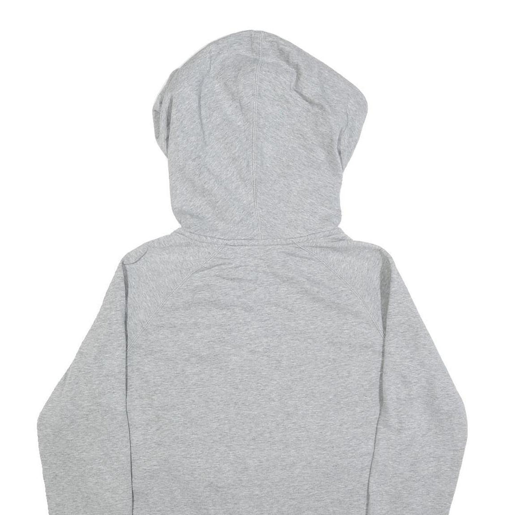 NIKE Mens Grey Hoodie Pullover M Cotton Drawstring Hood Casual Sweatshirt