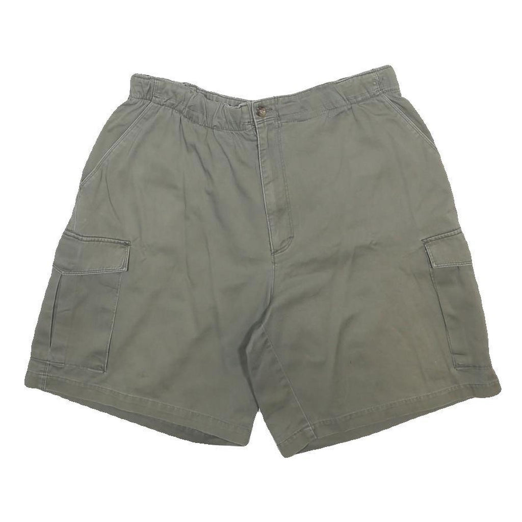 WOOLRICH Mens Cargo Shorts Khaki M W30 Cotton Blend Casual Pocketed