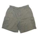 WOOLRICH Mens Cargo Shorts Khaki M W30 Cotton Blend Casual Pocketed