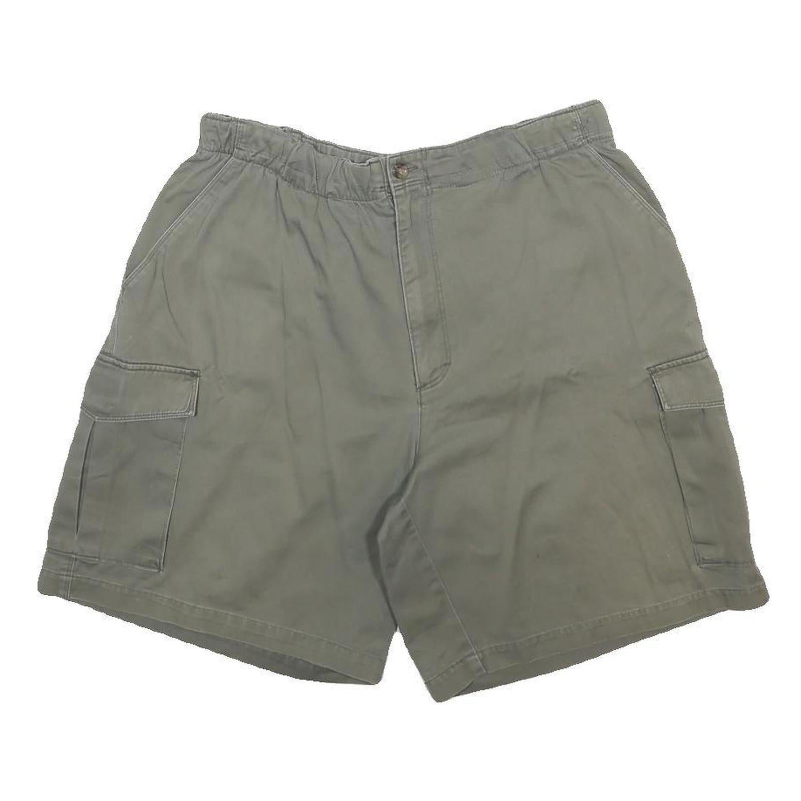 WOOLRICH Mens Cargo Shorts Khaki M W30 Cotton Blend Casual Pocketed