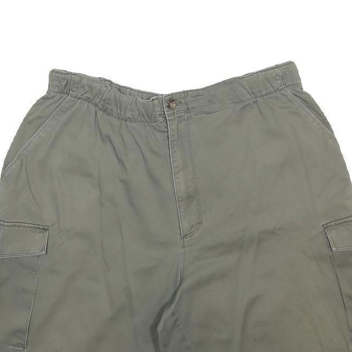 WOOLRICH Mens Cargo Shorts Khaki M W30 Cotton Blend Casual Pocketed