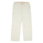 TCM Womens Beige Regular Fit Zip Closure Polyester Blend Trousers W34 L32