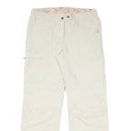 TCM Womens Beige Regular Fit Zip Closure Polyester Blend Trousers W34 L32