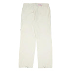 TCM Womens Beige Regular Fit Zip Closure Polyester Blend Trousers W34 L32