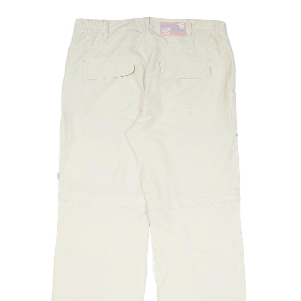 TCM Womens Beige Regular Fit Zip Closure Polyester Blend Trousers W34 L32