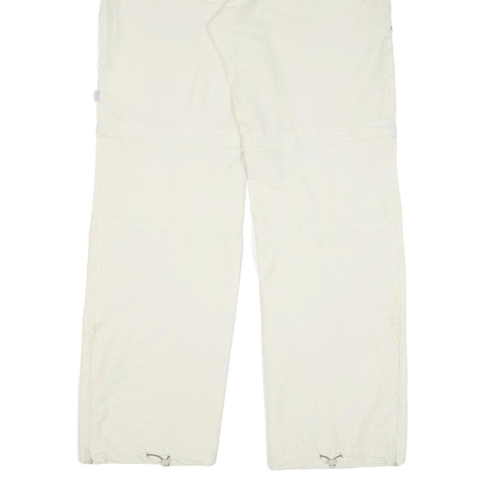 TCM Womens Beige Regular Fit Zip Closure Polyester Blend Trousers W34 L32