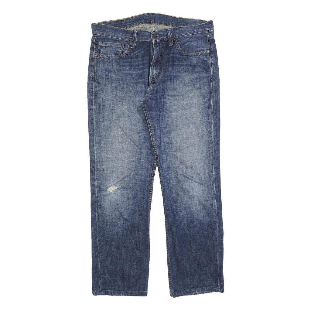 LEVI'S 514 Classic Mens Jeans Blue Classic Straight Denim Medium W32 L30 Zip