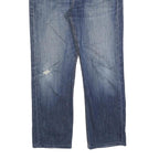 LEVI'S 514 Classic Mens Jeans Blue Classic Straight Denim Medium W32 L30 Zip