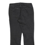 LEVI'S Womens Regular Black Denim Jeans W31 L30 Classic Zip Pockets