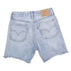 LEVI'S Womens Denim Blue Casual Cut-Off Shorts Size S W26 Classic Fit