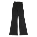 PINK LILY Womens Black Regular Flared Denim Woven Cotton Blend W26 L31 Button